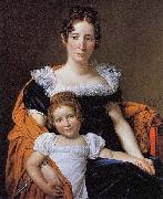 Jacques-Louis David, The Comtesse Vilain XIIII and Her Daughter